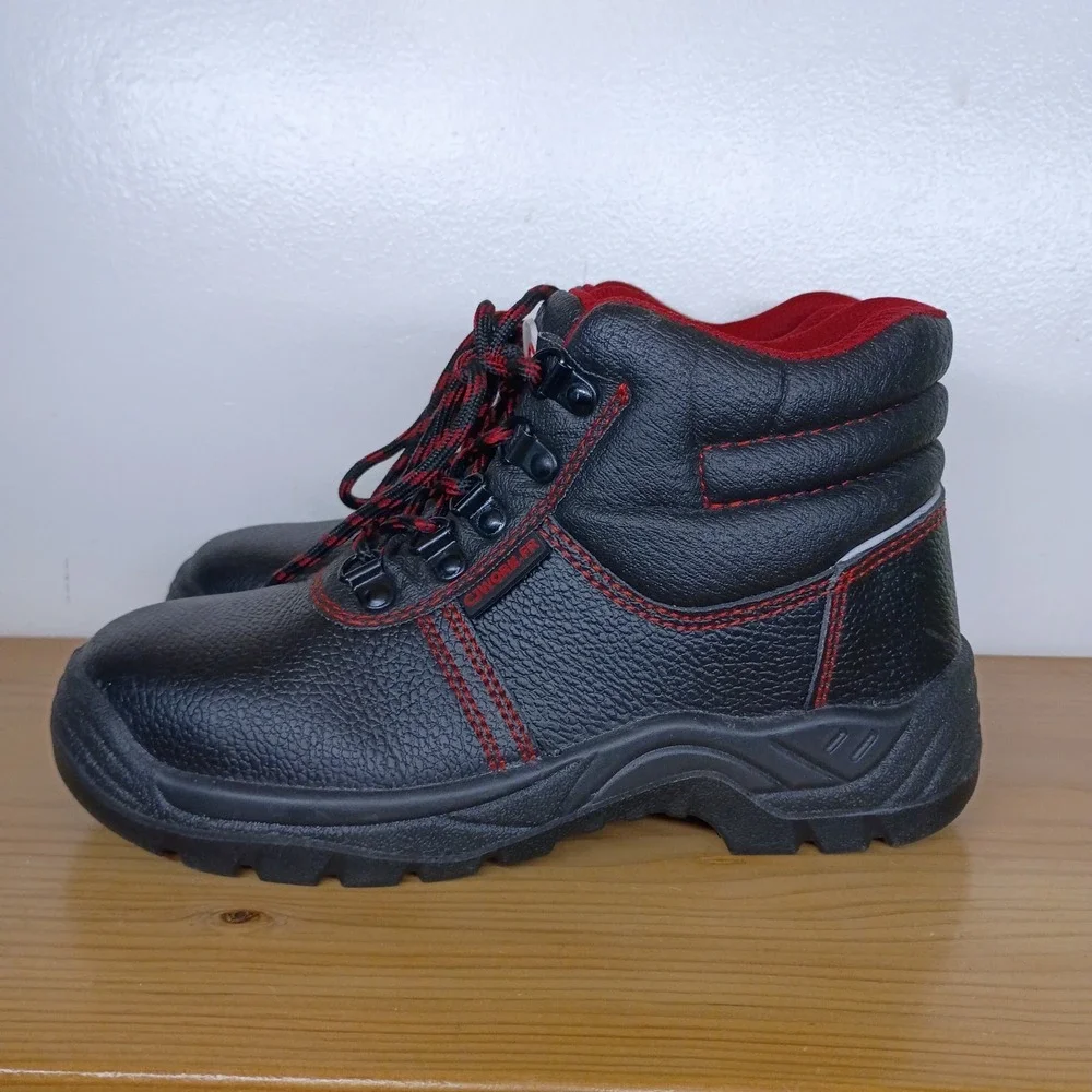 CJ WORK Women's Black Industrial Work Steel Toe FR Shoes Boots Eu Size 36 US 5.5
